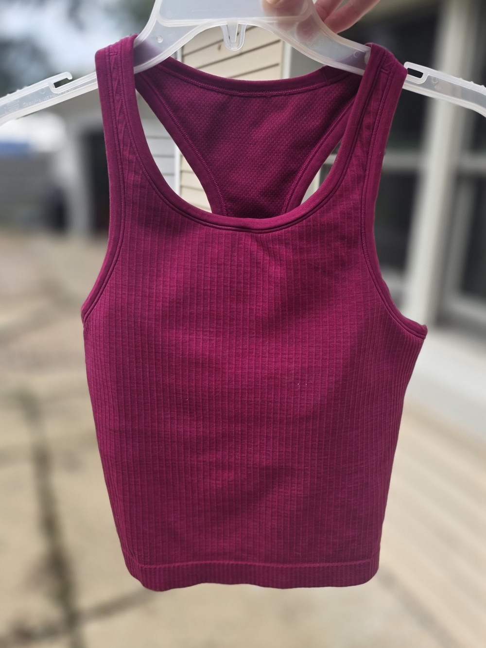 Lululemon Racerback Ribbed Tank - Magenta